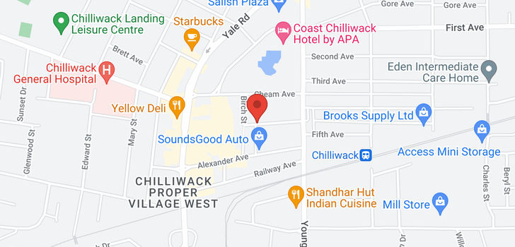 map of 403 45893 CHESTERFIELD AVENUE
